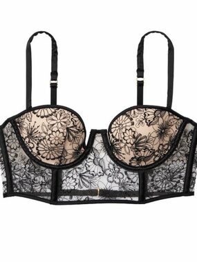 Victoria’s Secret Luxe Lace Bustier NWT